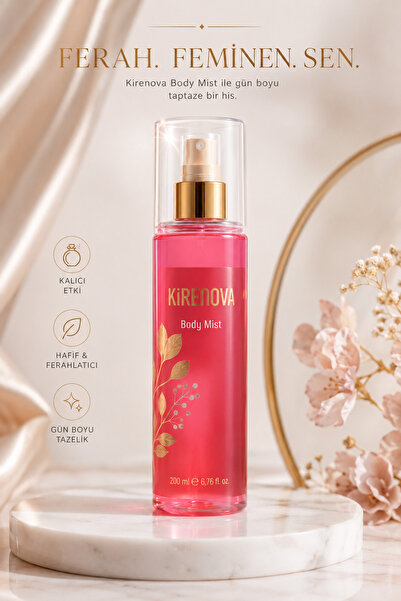 Kirenova Body Mist - Kızılcık Kokulu Vücut Spreyi