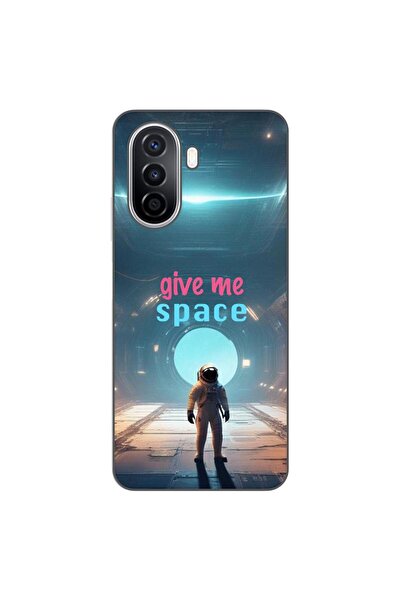 OEM Husa compatibila cu Huawei Nova Y70 Silicon Gel Tpu Model Give Me Space