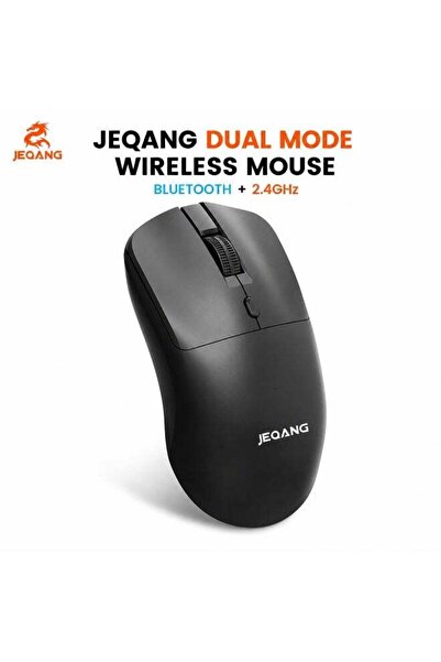 JEQANG ماوس لاسلكي ثنائي الوضع JW-207 - ماوس قابل لإعادة الشحن بتقنية البلوتو...