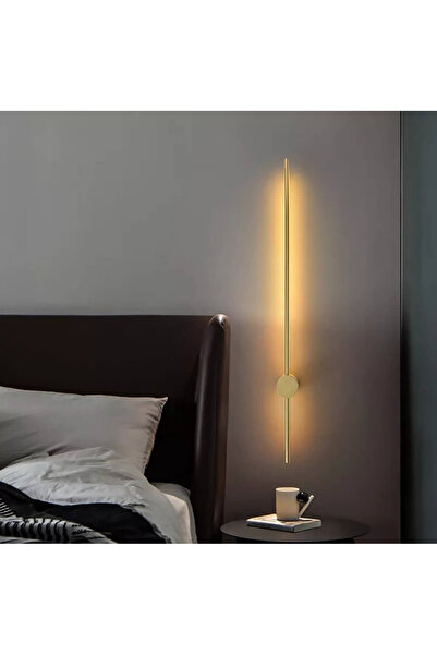 Led Wall lamp included, 80 cm, classic-modern design, gold