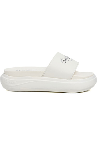 Pepe Jeans λευκή σαγιονάρα PLS700001
