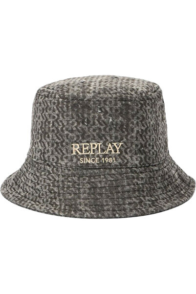 Replay Γκρι καπέλο bucket AW4333