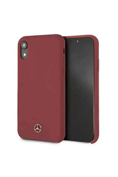 Mercedes Benz Husă Mercedes Silicone Line pentru iPhone Xr - roșie