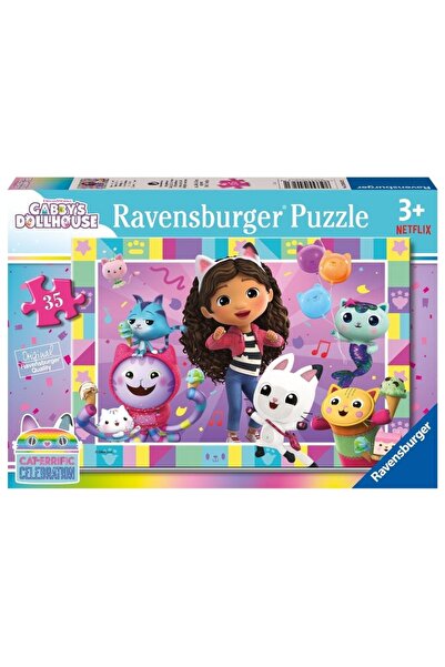 RAVENSBURGER Puzzle 2D pentru copii: Căsuța lui Gabi, 35 piese