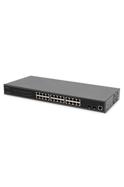 Digitus Διακόπτης 24 Θυρών L2 Διαχειριζόμενος Gigabit Ethernet PoE