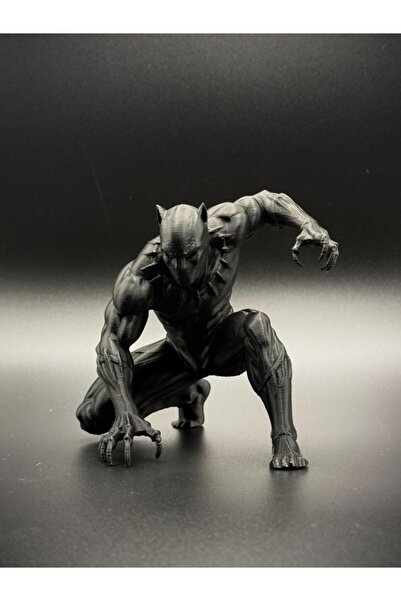 CRAFTEL Black Panther Figür - Kara Panter Aksiyon Pozu Biblo Marvel Avengers ...