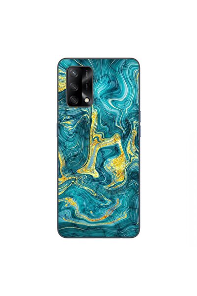 OEM Husa compatibila cu Oppo A74 4G Silicon Gel Tpu Model Abstract Gemstone Glow