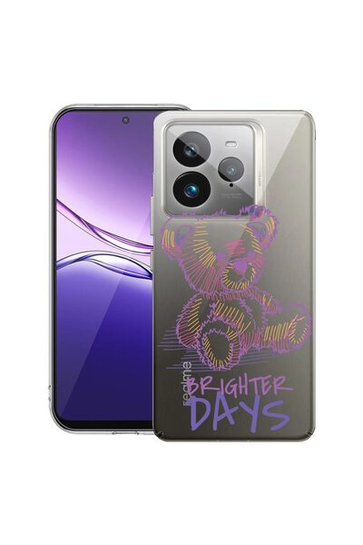bestcase Husă pentru Realme GT 7 Pro cu design Ursuleț de pluș Zile mai lumin...