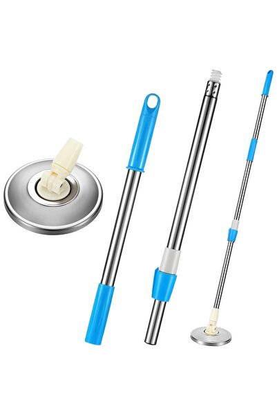 Choice1 Blue 1Set Spin Mop Pole Handle Replacement for Floor 360 Degrees Rota...