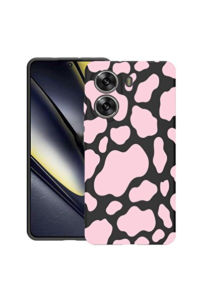bestcase Husă pentru Poco X7 Pro 5G, Pink Cow, Silicon subțire de 0.8MM, Anti...