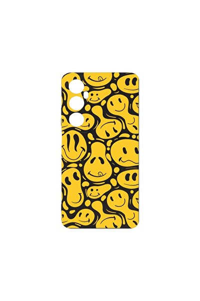 bestcase ¬Æ Husa Slim SIlicon 0.8MM, Compatibila Cu Realme C65, Acid Smiley, ...