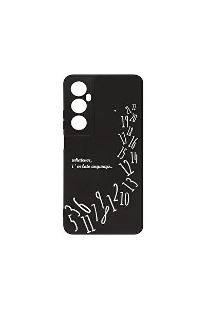 bestcase ¬Æ Husa Slim SIlicon 0.8MM, Compatibila Cu Realme C65, I'm Late Alwa...