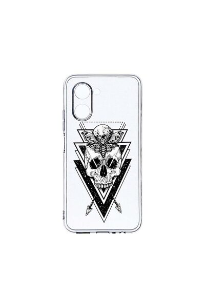 bestcase Husa BestCase¬Æ Clear Silicon 2MM, Compatibila Cu Realme C33, Skull,...