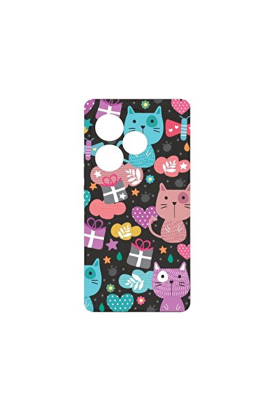 bestcase Θήκη Premium Σιλικόνης, Συμβατή με Realme GT 6, Χαριτωμένο Γάτα, Λεπ...