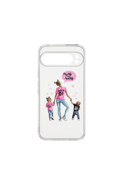 bestcase Θήκη Διαφανής Σιλικόνη 2MM, Συμβατή με Google Pixel 9 Pro XL, Mom Li...