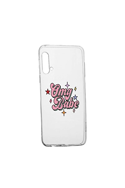 bestcase Husa de protectie cu mesaj OMG Babe, pentru Huawei Honor 20 Pro, rez...