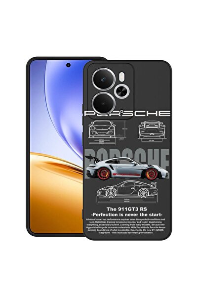 bestcase ¬Æ Husa TPU Ultra Slim Compatibil cu Realme 14 5G, cu Design Porsche...