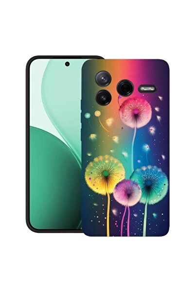 bestcase ¬Æ Husa TPU Ultra Slim Compatibil cu Poco F7 Pro, cu Design Dandelio...