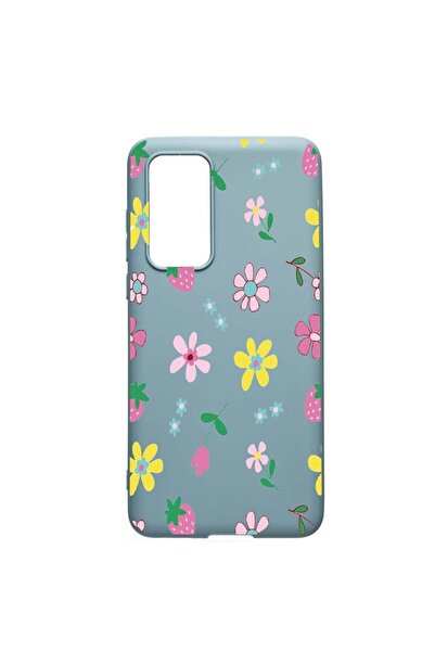 bestcase Husa Huawei P40, Flowers, rezistenta la uzura, anti-alunecare, din s...