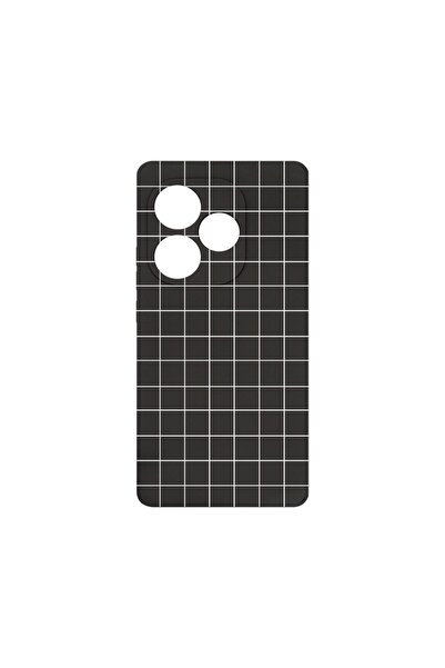 bestcase Θήκη Premium Σιλικόνης, Συμβατή με Realme GT 6, Σχέδιο πλέγματος, Λε...