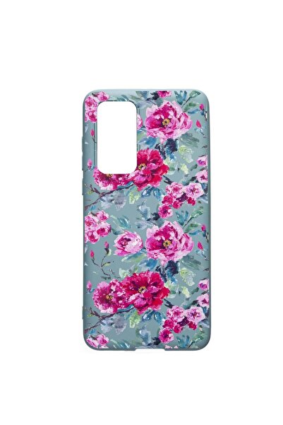 bestcase Husa Huawei P40, Flowers, Pastel Colors, rezistenta la uzura, anti-a...