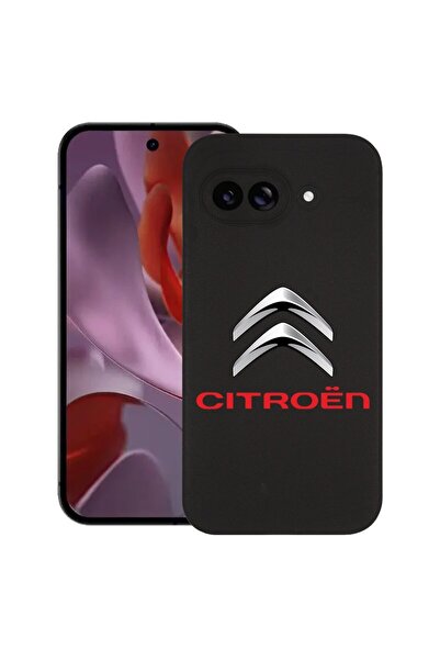 bestcase Калъф за Google Pixel 9a, Citroen, Тънък силиконов 0.8ММ, Удароустой...