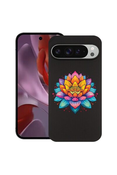bestcase ¬Æ Husa pentru Google Pixel 9 Pro XL, Dream Colors Flower, Slim Sili...