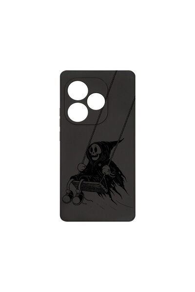 bestcase ¬Æ Husa Premium Silicon, Compatibila Cu Realme GT 6, Death Swinging,...