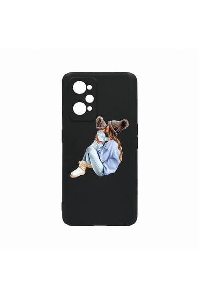 bestcase Θήκη σιλικόνης, Συμβατή με Realme GT Neo 3T, Σχέδιο Κορίτσι-Μαμά με ...