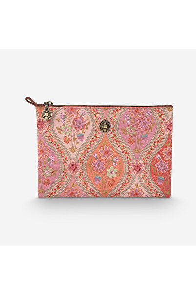 Pip Studio Ornamento Turuncu Polyester Makyaj Çantası 24X1x15,5 Cm