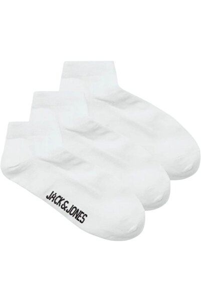 Jack & Jones JACK &JONES Louis Dongo 3P κάλτσες - 12260079-Λευκό