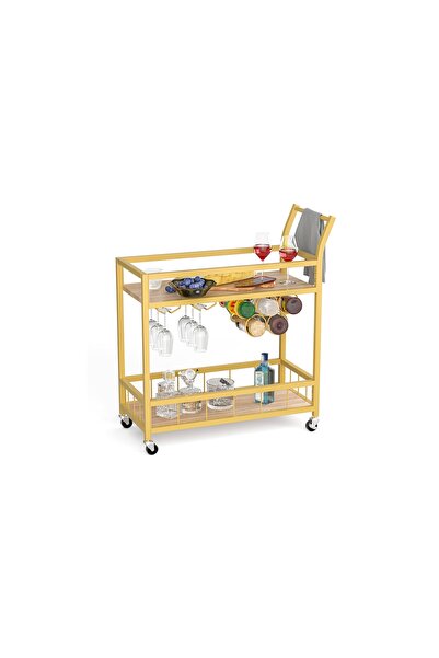 Vivense REMİ GOLD METAL SERVİS ARABASI