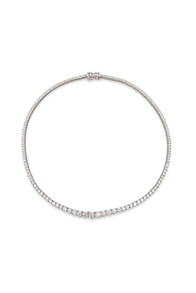 nedim şahin jewellery 1990 Süzme Su Yolu Beyaz Altın Kolye