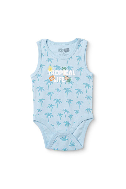 ebebek Hello Baby HelloBaby Erkek Bebek Body Çıtçıtlı Bisiklet Yaka Kısa Kol