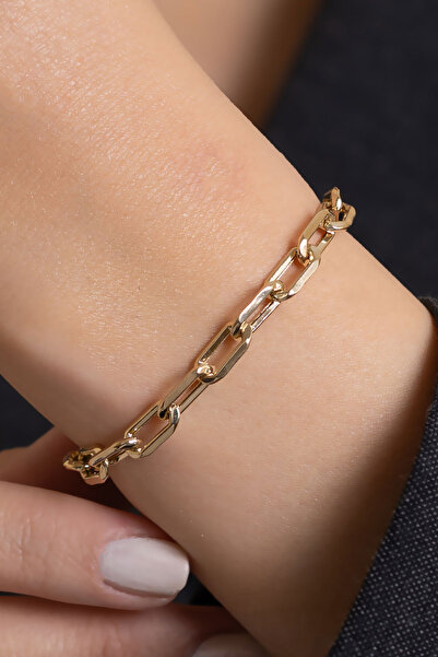 Bayar Gold 14 Ayar Altın Ataç Bileklik 6 mm