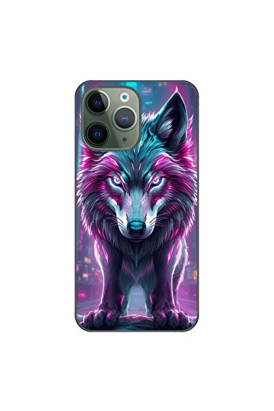OEM Husa compatibila cu Apple iPhone 11 Pro Silicon Gel Tpu Model Cyberpunk Wolf