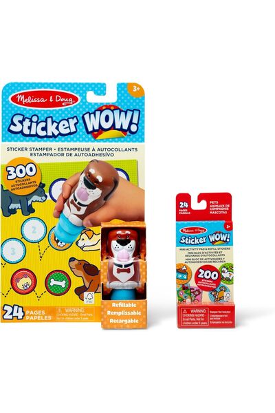 Melissa & Doug ملصق واو! كلب
