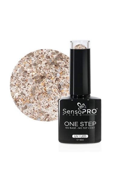 SensoPRO Milano Semipermanent Nail Polish One Step 10ml, Glam Goddess #029