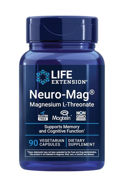 Life Extension Neuro-Mag Magnesium L-Threonate, Memory Health, , Cognitive He...