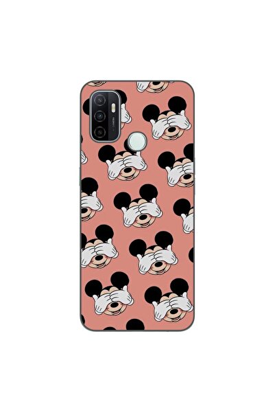 OEM Husa compatibila cu Oppo A53 Silicon Gel Tpu Model Mickey Pattern Peek A Boo
