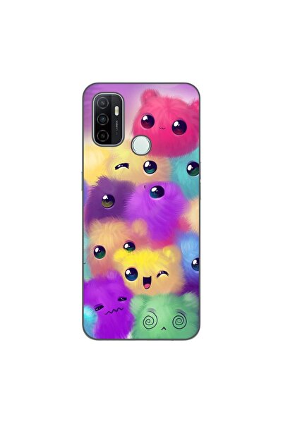 OEM Husa compatibila cu Oppo A53 Silicon Gel Tpu Model Pufosi Colorati