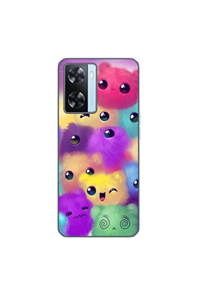 OEM Husa compatibila cu Oppo A57s Silicon Gel Tpu Model Pufosi Colorati