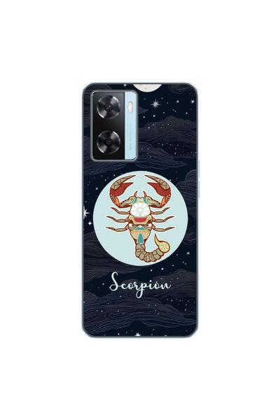 OEM Θήκη συμβατή με Oppo A57s Σιλικόνης Gel TPU με σχέδιο Ωροσκόπιο Σκορπιός
