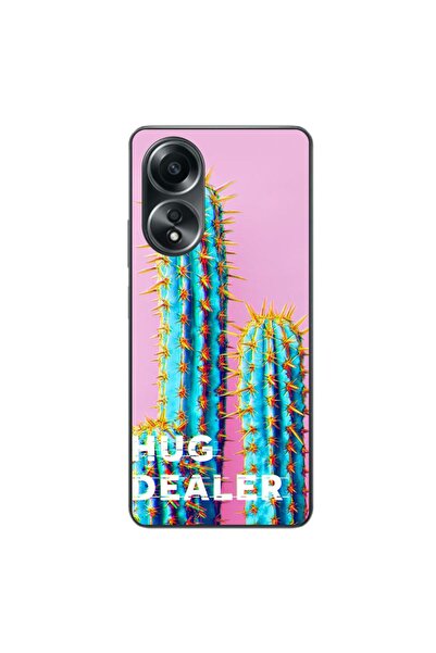 OEM Case compatible with Oppo A58 4G Silicone Gel Tpu Pattern Message Hug Dealer
