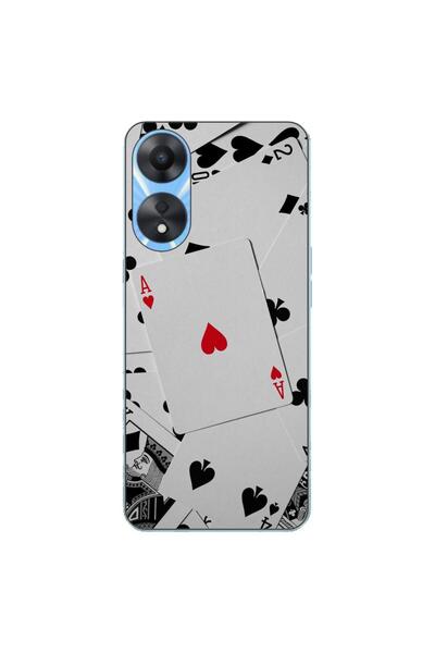 OEM Husa compatibila cu Oppo A78 4G (CPH2565) Silicon Gel Tpu Model Carti Poker