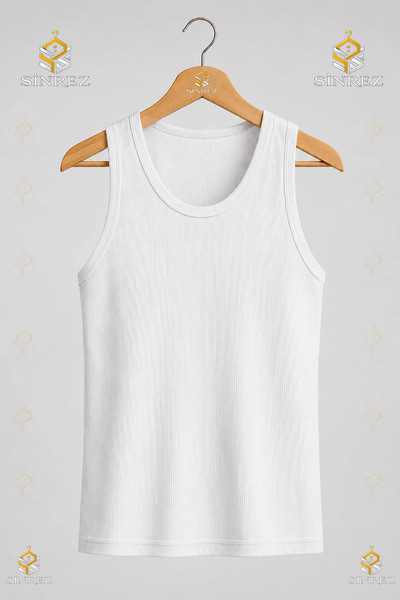 SİNREZ Men's Halter Neck Lycra Sports Singlet 2.Mdl