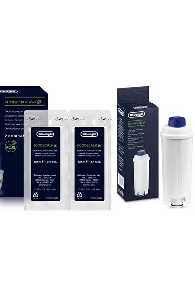 DELONGHİ Bakım Kiti Su Filtresi + 2x100ml Kireç Çözücü Solüsyon