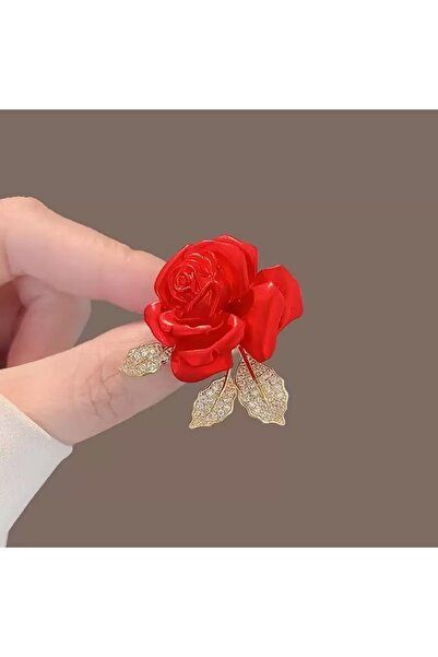 asc.home Gül model broş 4x3 cm