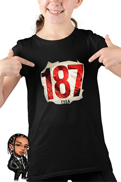 OEM Tricou Copii Fete Tyga 187 Trap Rap Music
