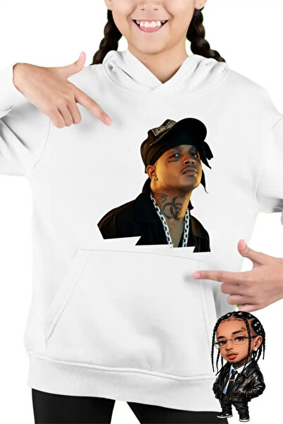 OEM Kids Girls Ski Mask Slump God Rap Vibe Hoodie